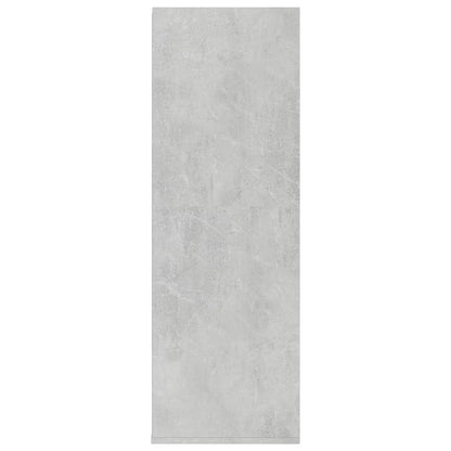 Shoe Rack Concrete Grey 21.3x13.4x39.6" Engineered Wood