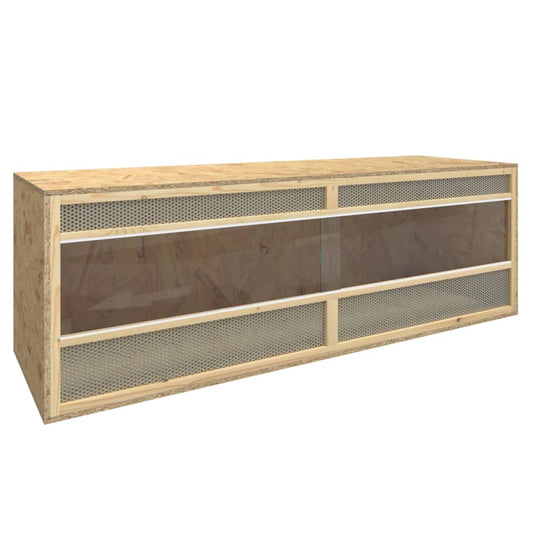 Terrarium Natural Wood Finish Engineered wood, Glass, Steel Large