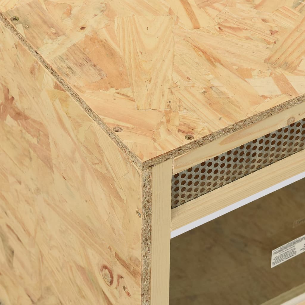 Terrarium Natural Wood Finish Engineered wood, Glass, Steel Large
