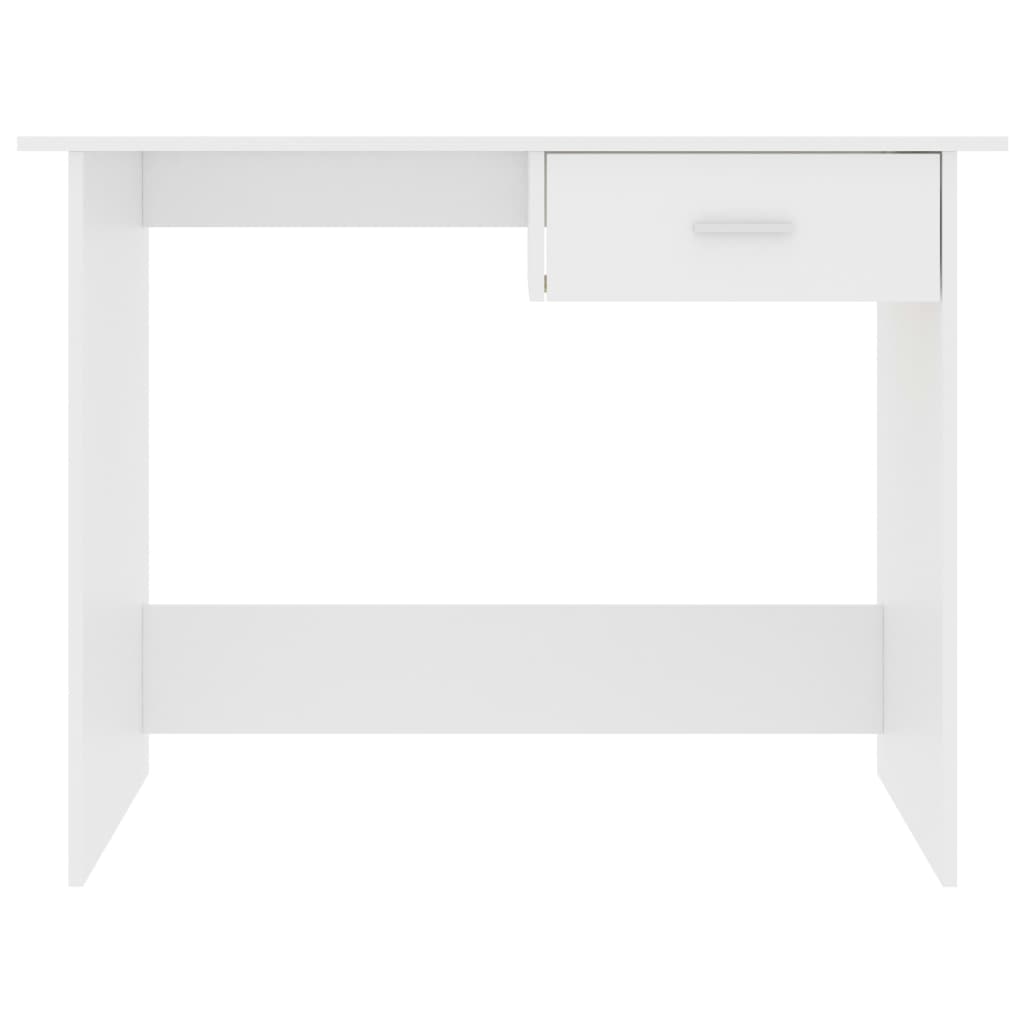 Desk White 39.4"x19.7"x29.9" Engineered Wood