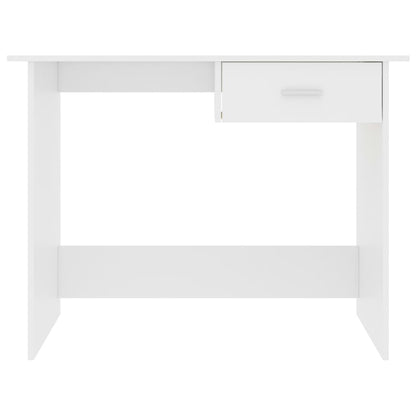 Desk White 39.4"x19.7"x29.9" Engineered Wood