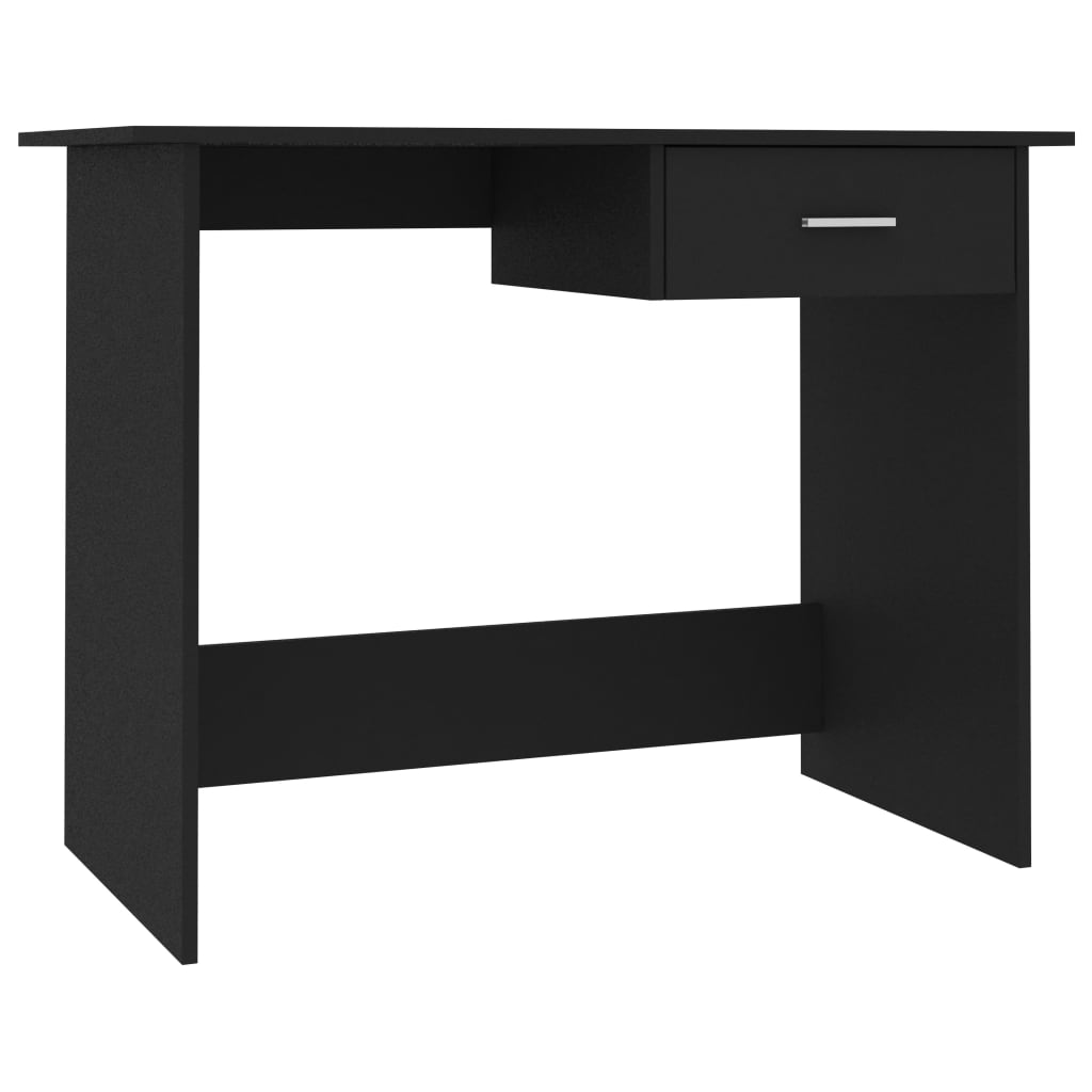 Desk Black 39.4"x19.7"x29.9" Engineered Wood