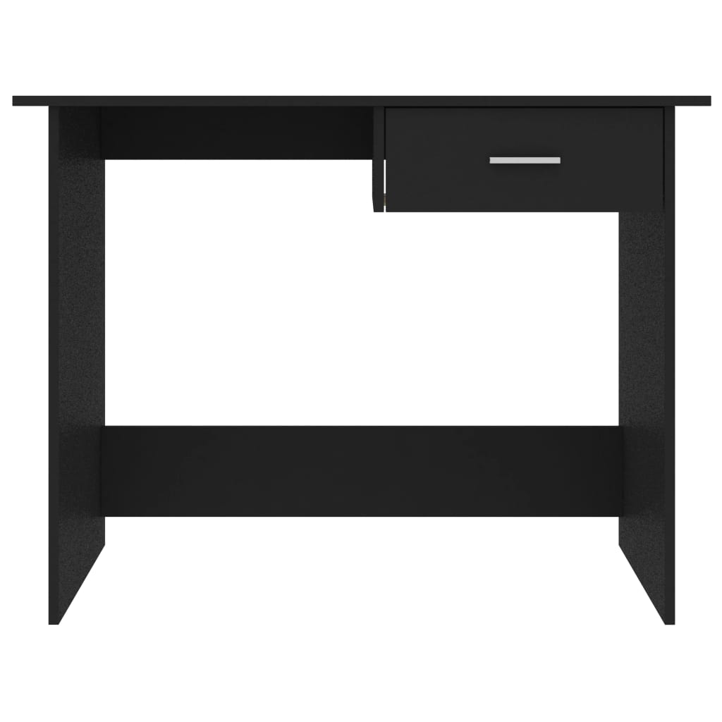 Desk Black 39.4"x19.7"x29.9" Engineered Wood