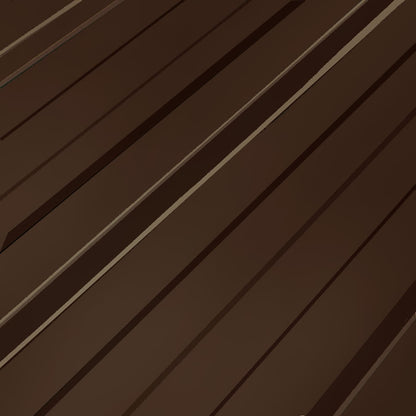 Roof Panel 12 pcs Brown 50.79 x 17.72 in Galvanised steel