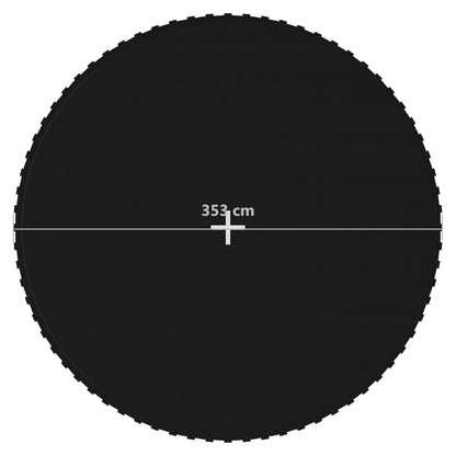 Jumping Mat Black Polypropylene 3.5 meters UV-resistant materials