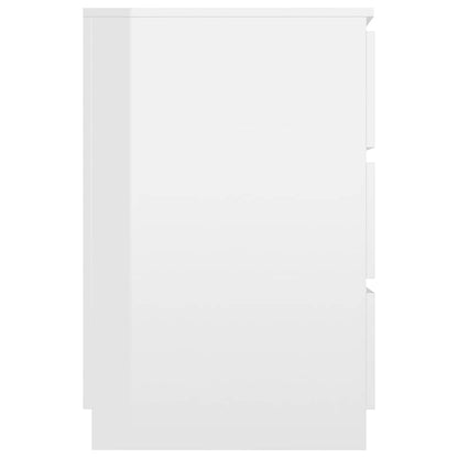 Writing Desk High gloss white Engineered wood Standard
