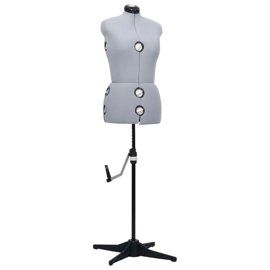 Adjustable Dress Form Female Gray M Size 40-46