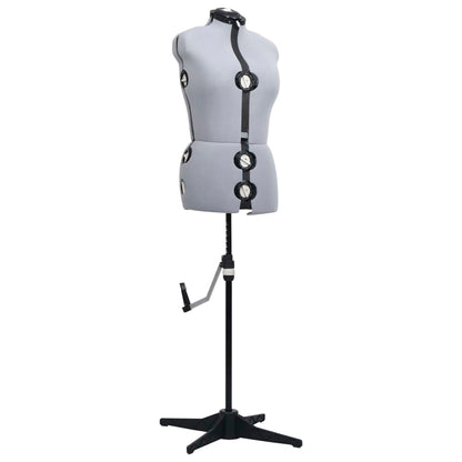 Adjustable Dress Form Female Gray M Size 40-46