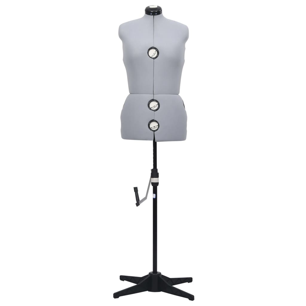 Adjustable Dress Form Female Gray M Size 40-46