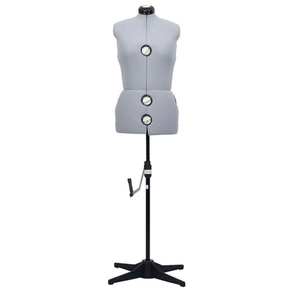 Adjustable Dress Form Female Gray M Size 40-46