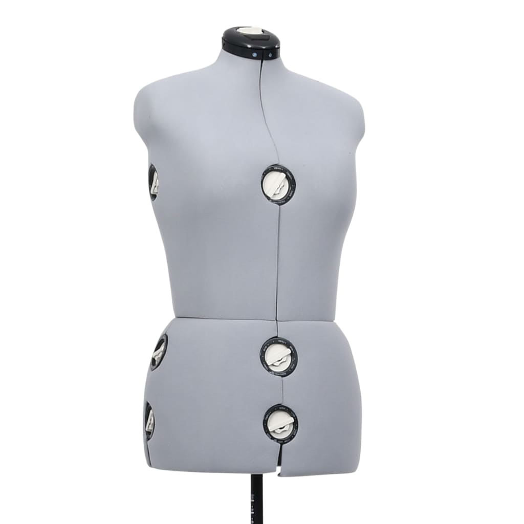 Adjustable Dress Form Female Gray M Size 40-46