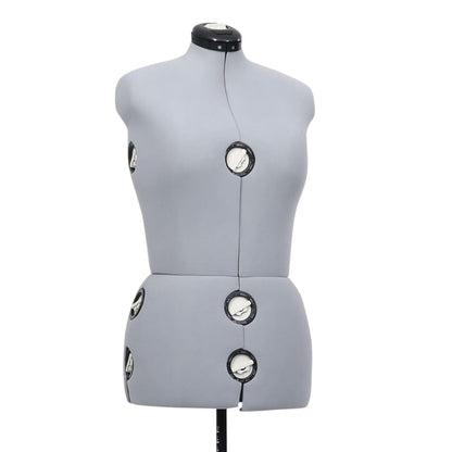 Adjustable Dress Form Female Gray M Size 40-46
