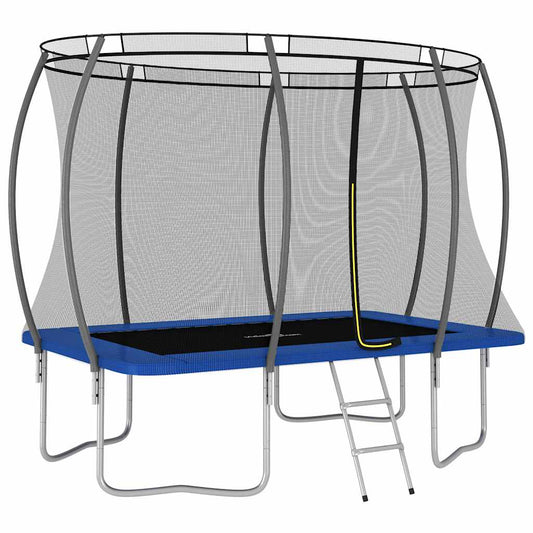 Trampoline Set Black, Grey, Blue