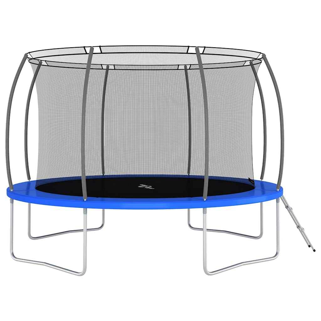 Trampoline Set Black, Grey, Blue