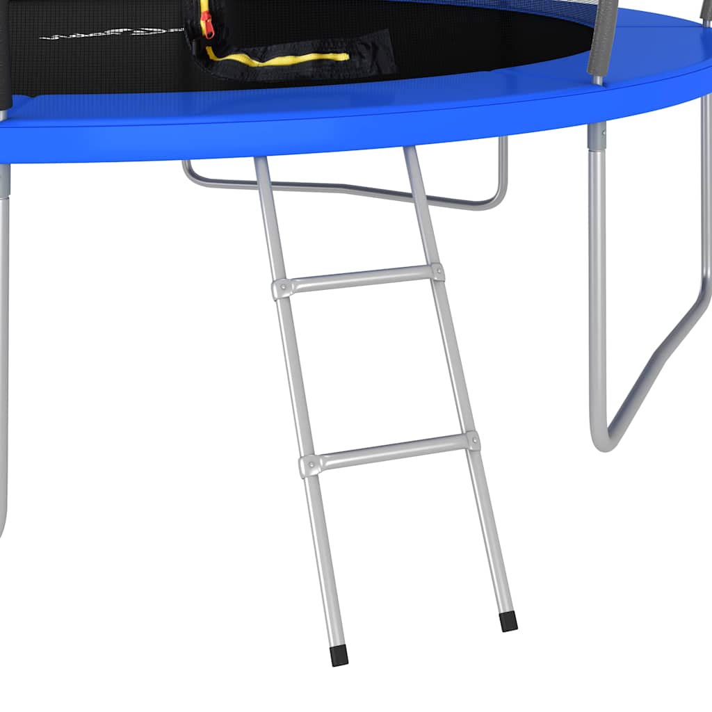 Trampoline Set Black, Grey, Blue