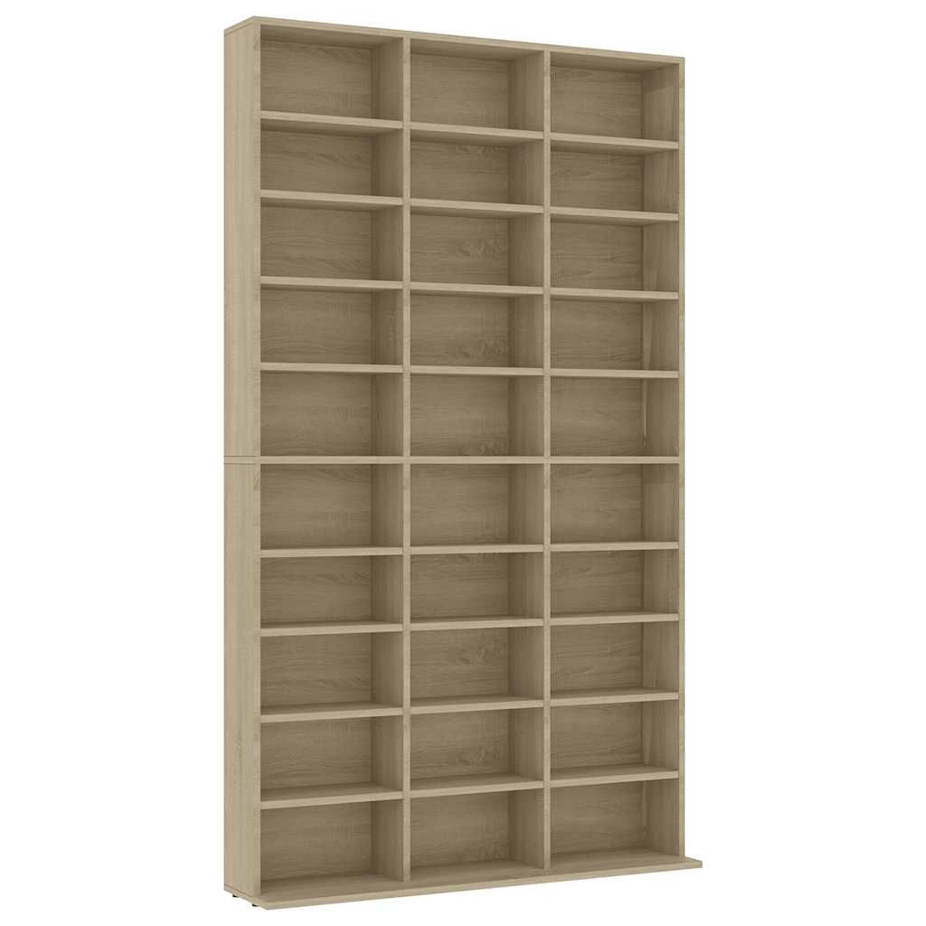 CD Cabinet Sonoma Oak 40.2x6.3x69.9" Engineered Wood