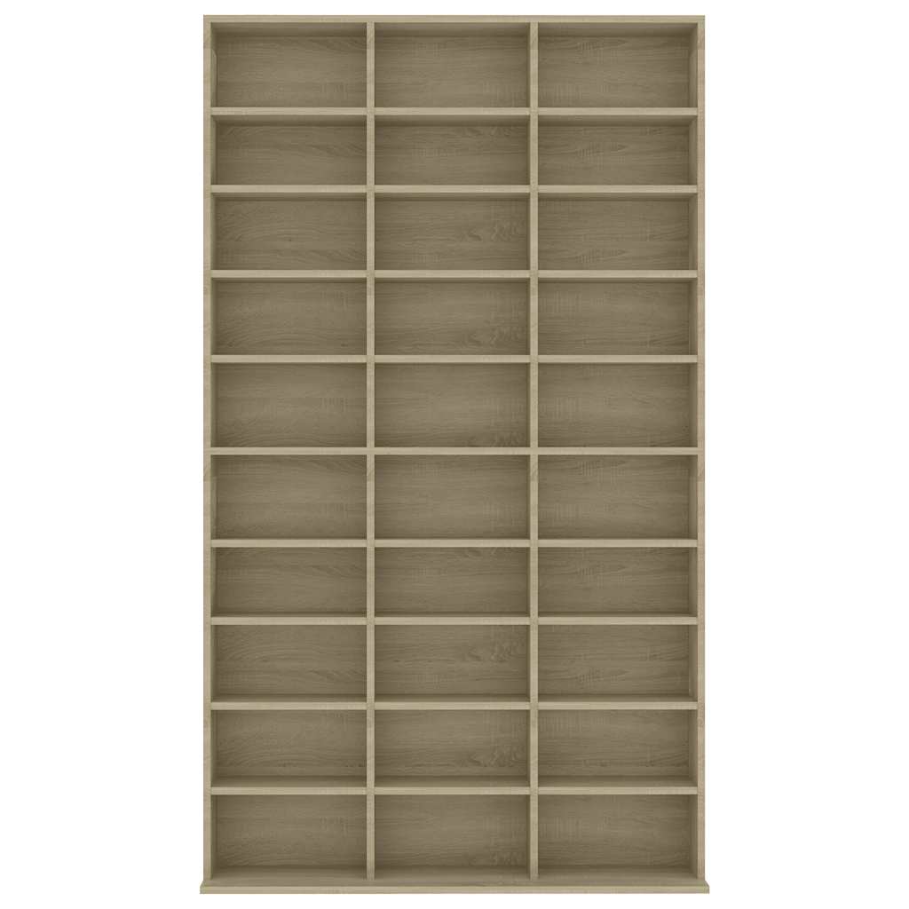 CD Cabinet Sonoma Oak 40.2x6.3x69.9" Engineered Wood