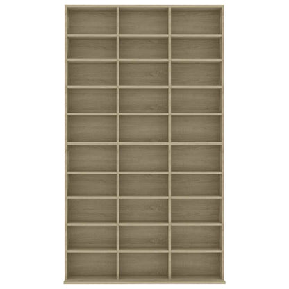 CD Cabinet Sonoma Oak 40.2x6.3x69.9" Engineered Wood