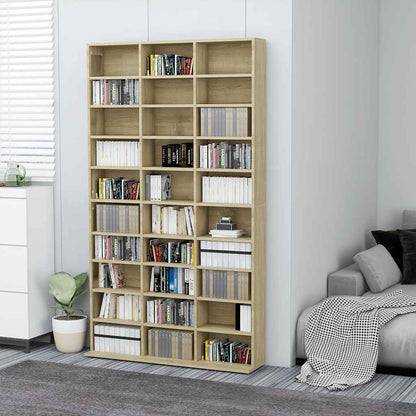 CD Cabinet Sonoma Oak 40.2x6.3x69.9" Engineered Wood