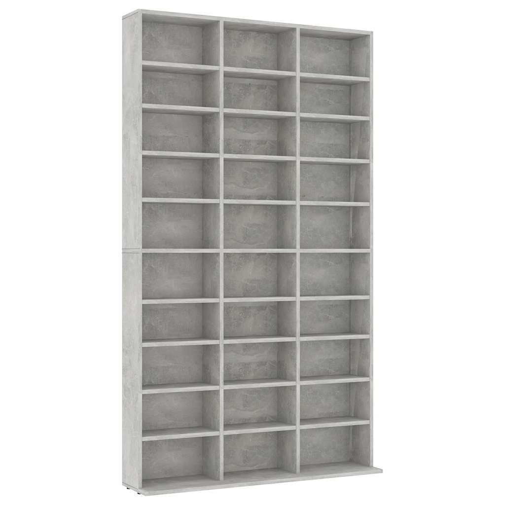 CD Cabinet Concrete Grey 40.2x6.3x69.9" Engineered Wood
