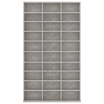 CD Cabinet Concrete Grey 40.2x6.3x69.9" Engineered Wood
