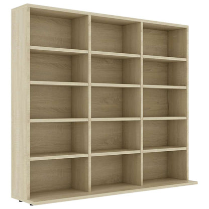 CD Cabinet Sonoma Oak 39.4x9.1x35.2" Engineered Wood