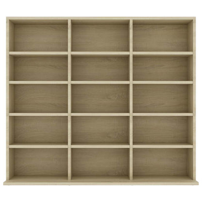 CD Cabinet Sonoma Oak 39.4x9.1x35.2" Engineered Wood