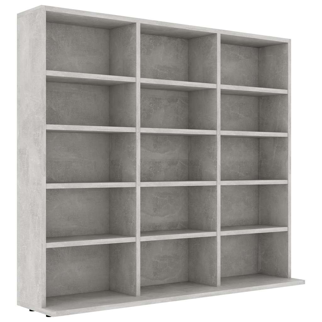 CD Cabinet Concrete Grey 39.4x9.1x35.2" Engineered Wood