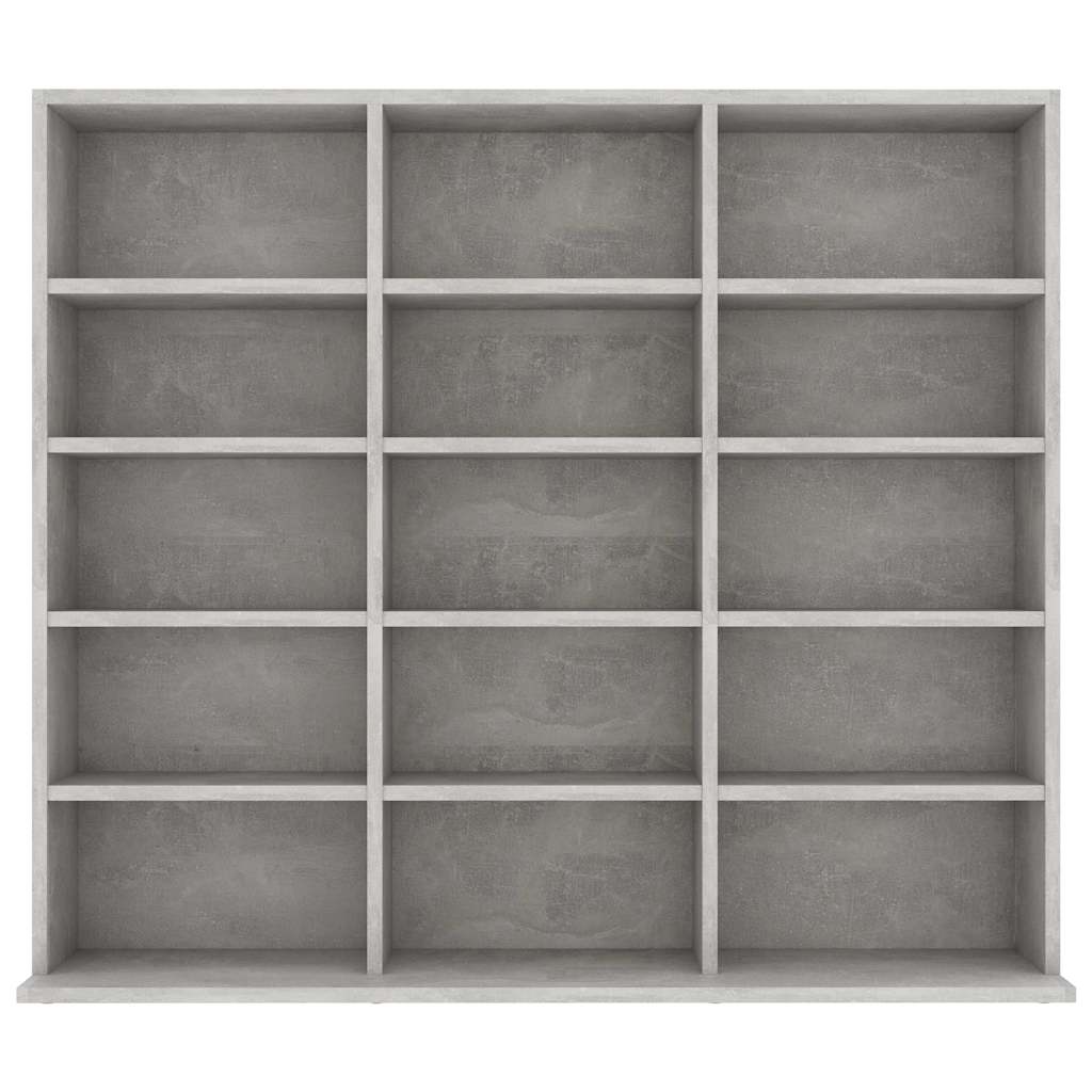 CD Cabinet Concrete Grey 39.4x9.1x35.2" Engineered Wood