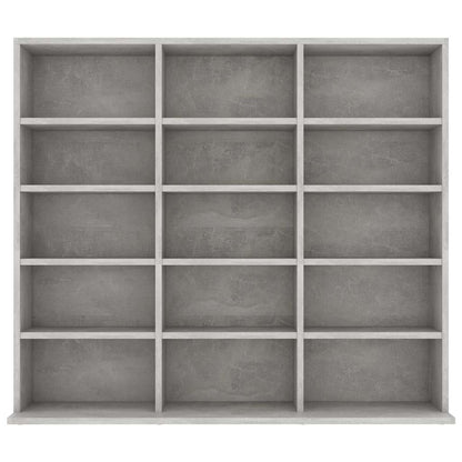 CD Cabinet Concrete Grey 39.4x9.1x35.2" Engineered Wood