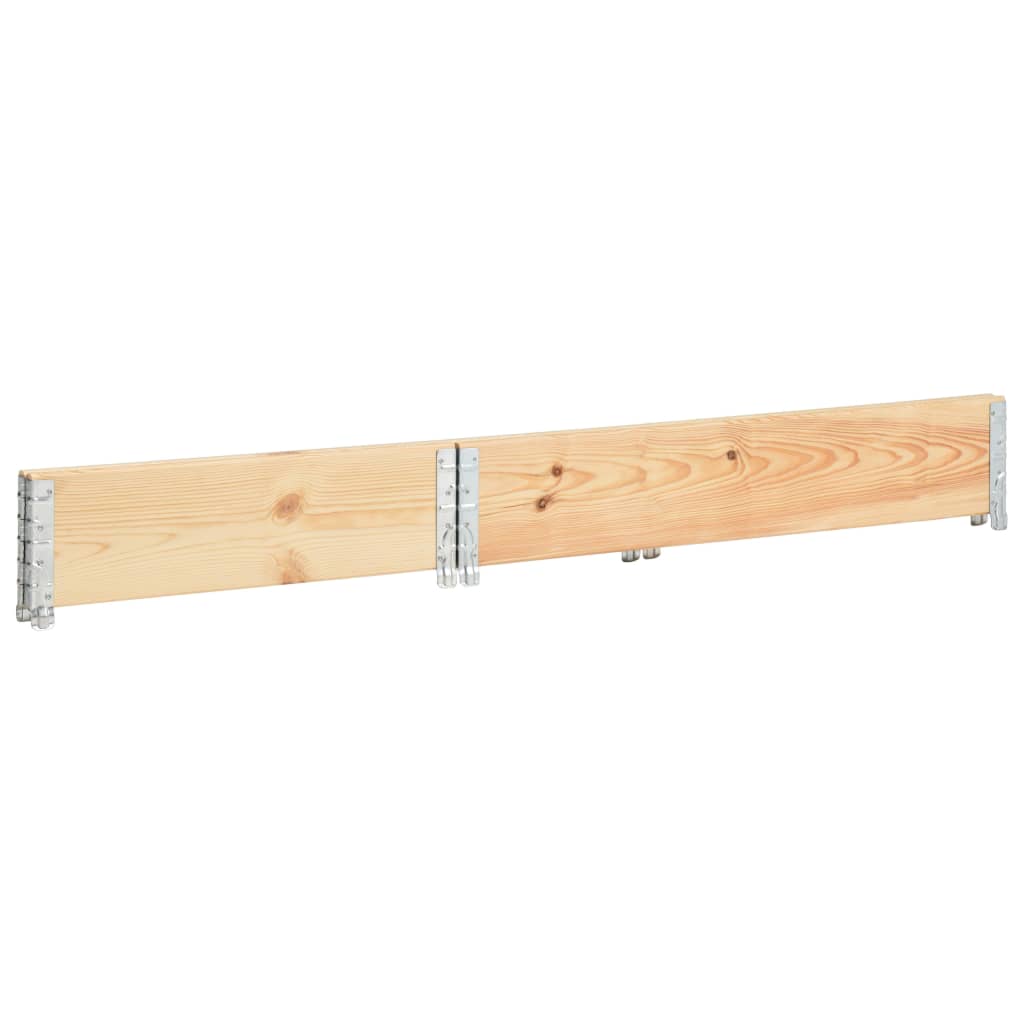 Pallet Collar 19.7"x39.4" Solid Pine Wood