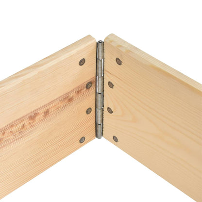Pallet Collar 19.7"x39.4" Solid Pine Wood