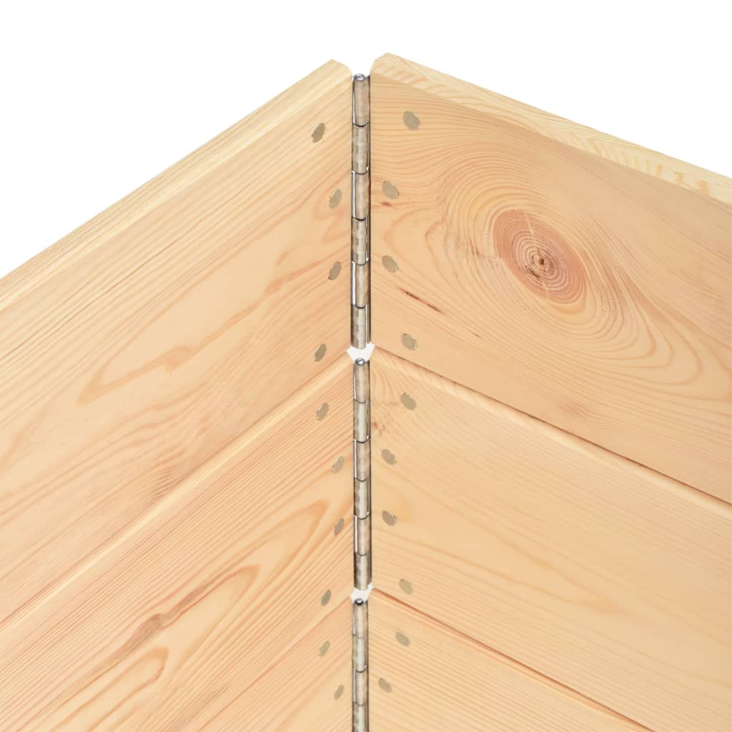 Pallet Collars 3 pcs 19.7"x39.4" Solid Pine Wood