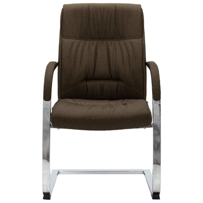 Office Chair Brown Polyester Standard Ergonomic Office Chair