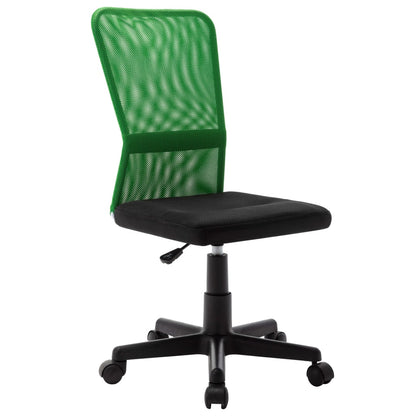 Office Chair Black and Green Mesh Fabric (100% polyester), Metal