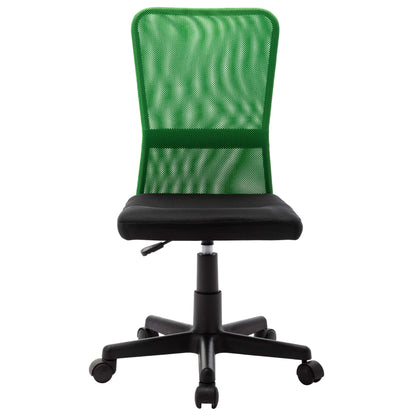 Office Chair Black and Green Mesh Fabric (100% polyester), Metal