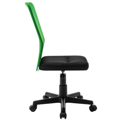 Office Chair Black and Green Mesh Fabric (100% polyester), Metal
