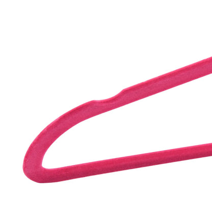 Hanger Set of 20 Pink ABC plastic, zinc alloy, velvet Standard