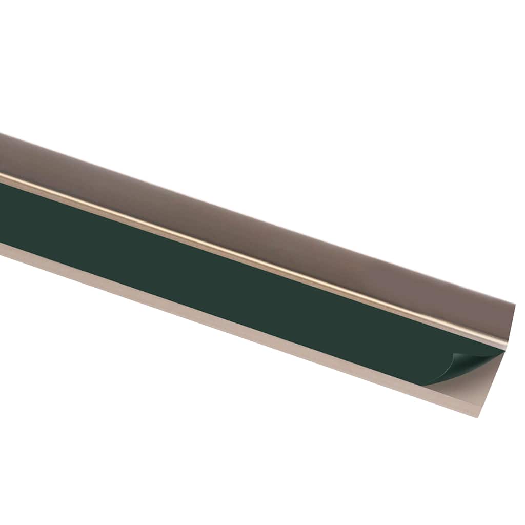 Stair Nosings in L-shape 15 pcs Aluminium 35.4 " Brown