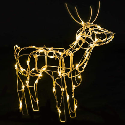 3 Piece Christmas Light Display Reindeers 229 LEDs