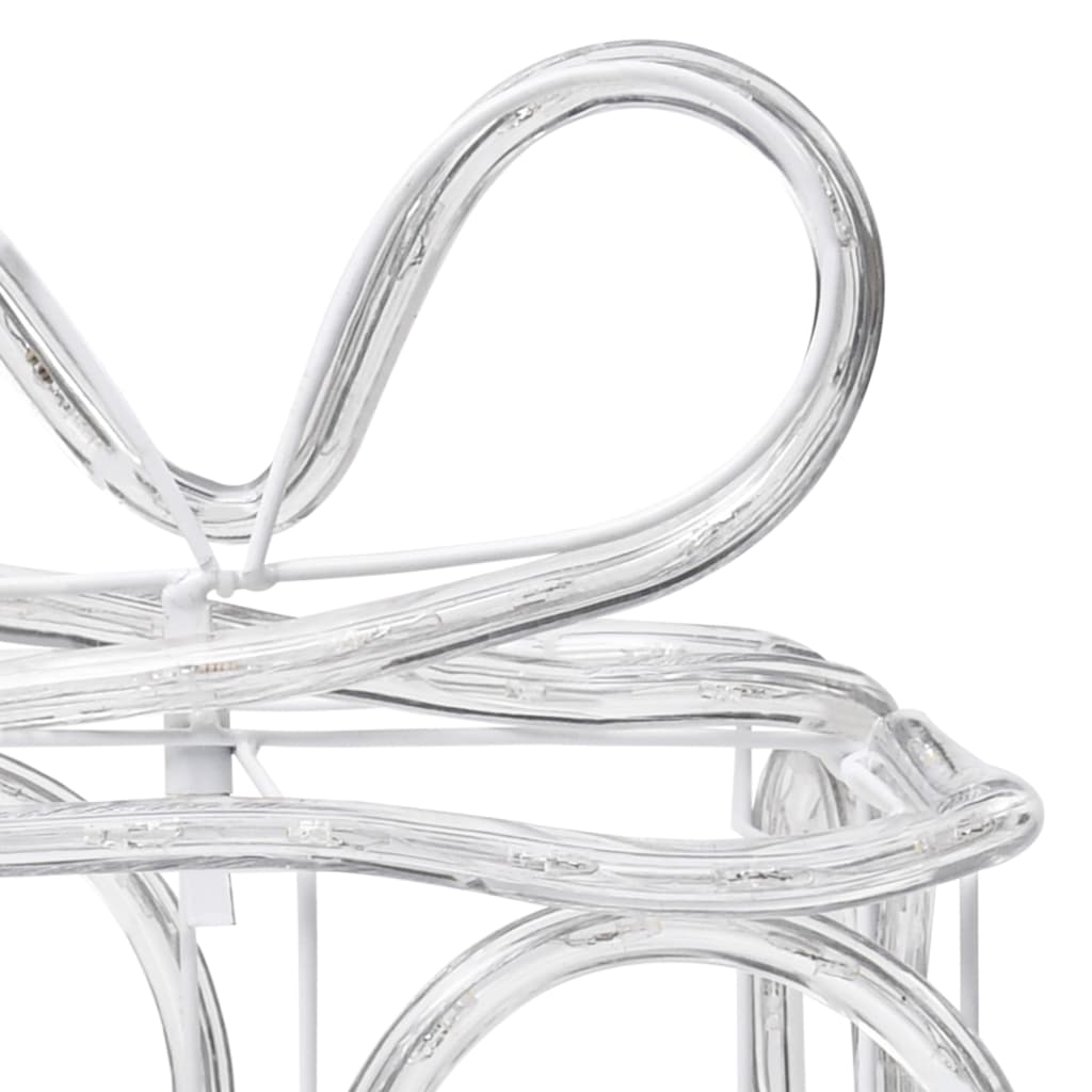 Lighted Christmas Gift Box Warm white Plastic Small, Medium, Large