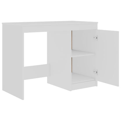 Desk White 55.1"x19.7"x29.9" Engineered Wood