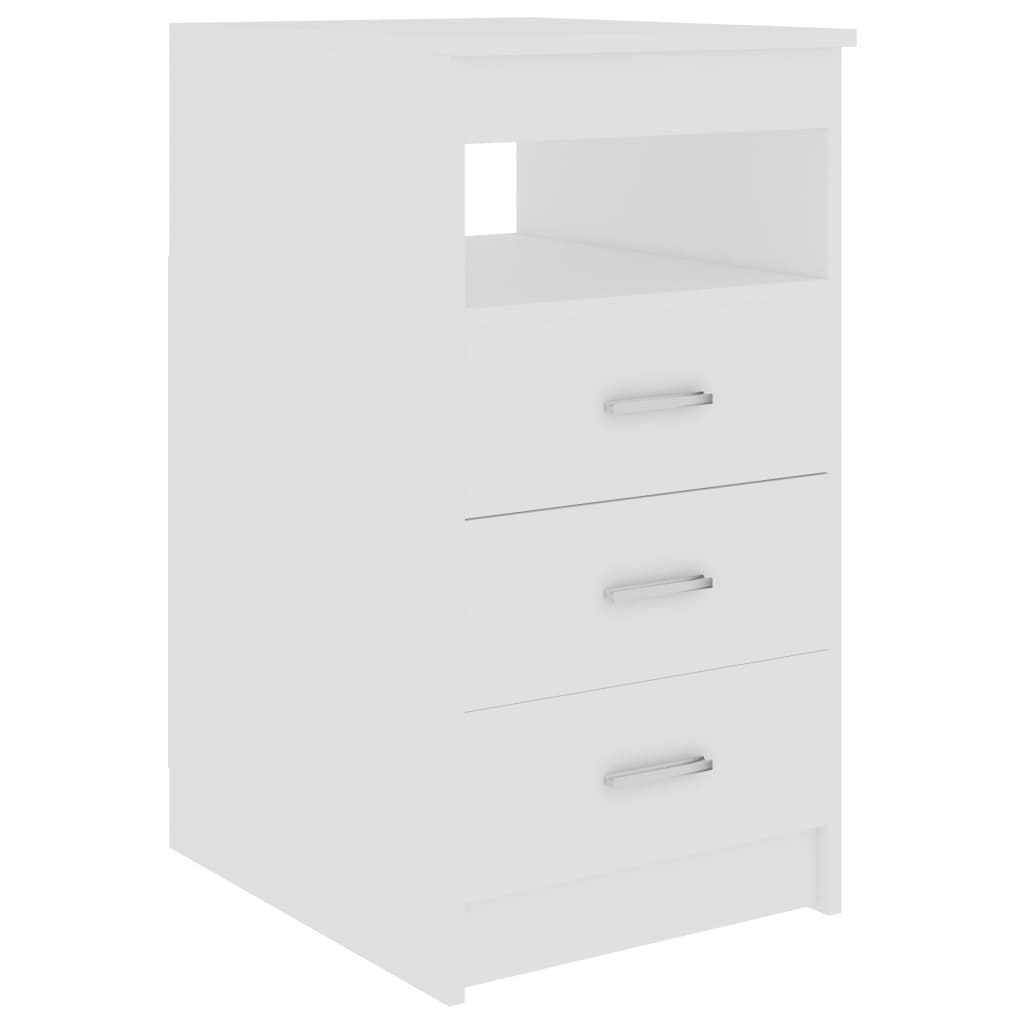 Desk White 55.1"x19.7"x29.9" Engineered Wood