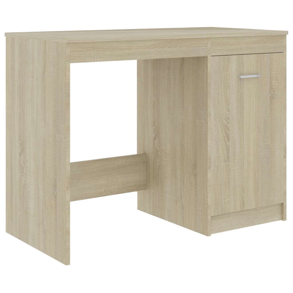 Desk Sonoma Oak 55.1"x19.7"x29.9" Engineered Wood