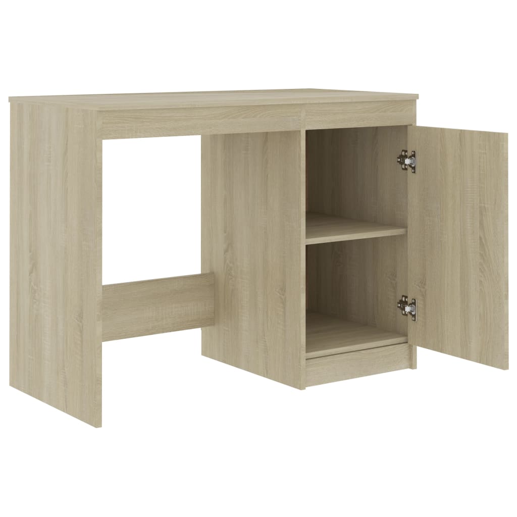 Desk Sonoma Oak 55.1"x19.7"x29.9" Engineered Wood