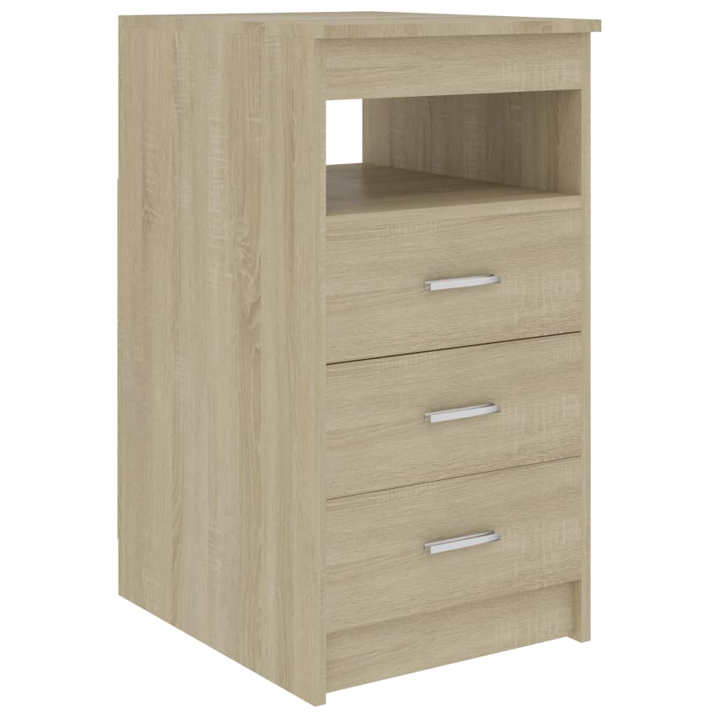 Desk Sonoma Oak 55.1"x19.7"x29.9" Engineered Wood