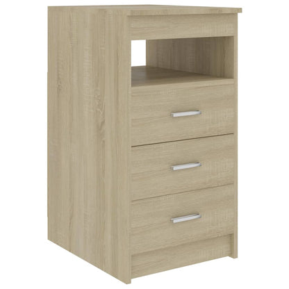 Desk Sonoma Oak 55.1"x19.7"x29.9" Engineered Wood