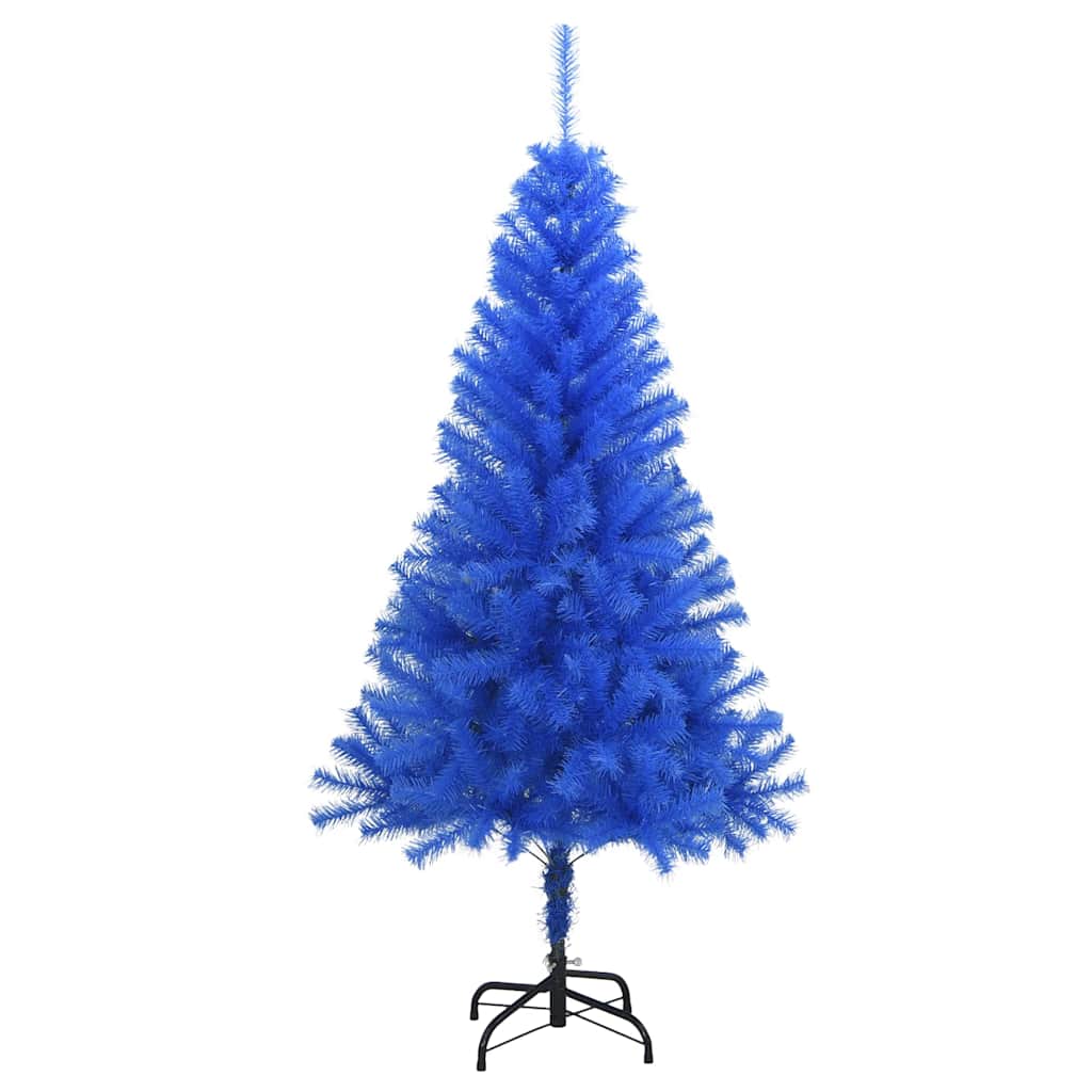 Artificial Christmas Tree with Stand Blue 5 ft PVC