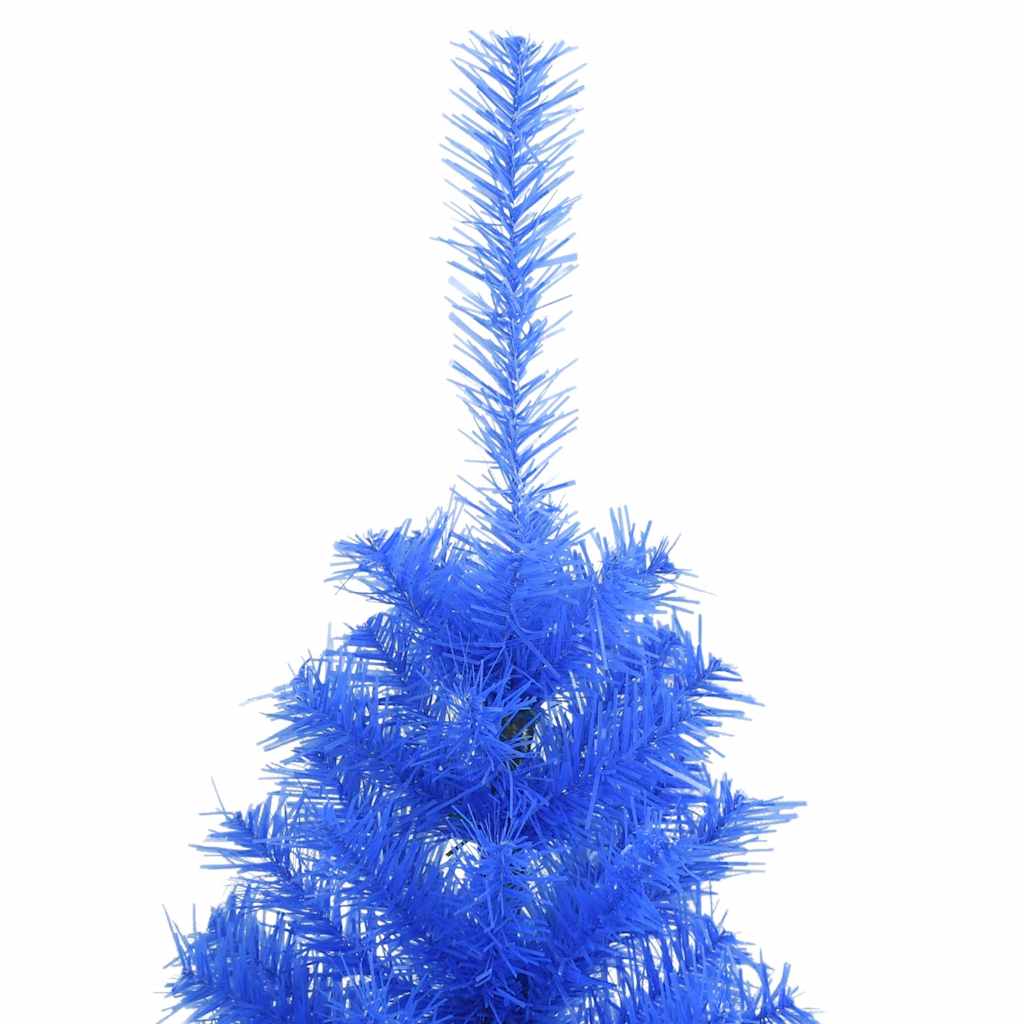 Artificial Christmas Tree with Stand Blue 5 ft PVC