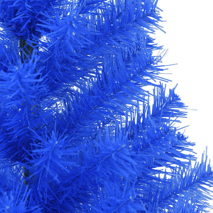 Artificial Christmas Tree with Stand Blue 5 ft PVC